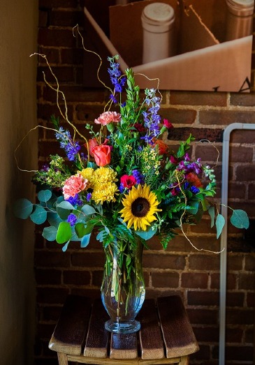 Tall Wildflower Design- Designer's Choice in Jefferson City, MO | RIVER CITY FLORIST & GIFTS Tall Wildflower Design- Designer's Choice in Jefferson City, MO | RIVER CITY FLORIST & GIFTS