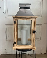 Tall Wooden Lantern 