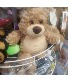 Tan bear plush animal