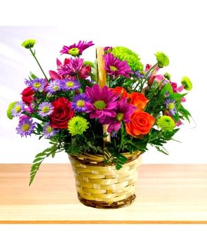 Tangello Spritz  Basket Arrangement