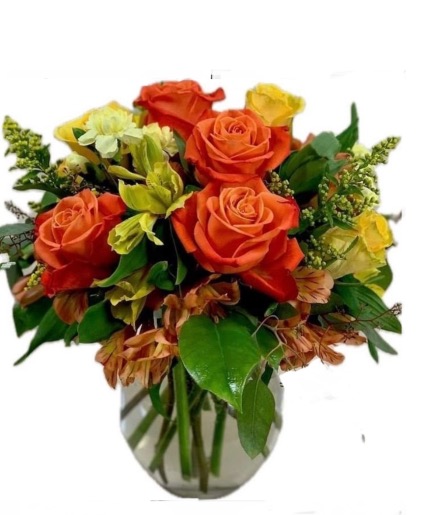 Tangerine Delight Fresh arrangement