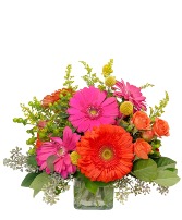 Tangerine Sunrise Fresh Arrangement 