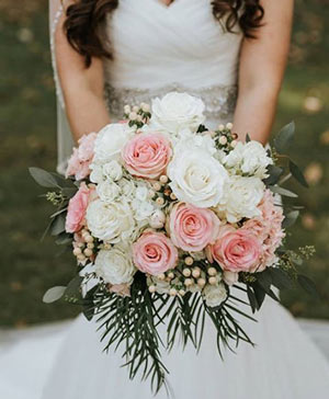 White Rose Bridal Bouquet — Pike Place Flowers