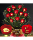 Te Amo My Love Dozen Premium Wrapped Red Roses  Dozen Premium Red Roses – Artfully Wrapped