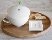 Tea Forte Oval Bamboo Tray
