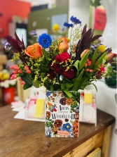 TEA PARTY POSY ROYAL ARRANGEMENT