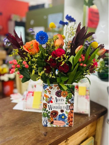 TEA PARTY POSY ROYAL ARRANGEMENT in Angier, NC | JABEZ FLORISTRY