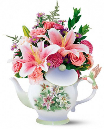 Tea Pot  Bouquet