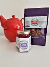 CUP AND POT COMBO WITH TEA AND JELLY $60.00 