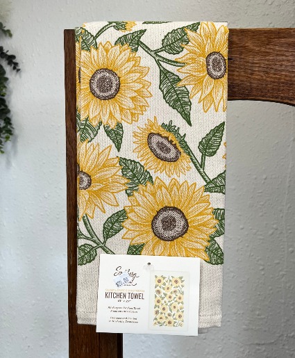 Tea Towel Sunflowers