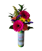 Teacher Appreciation Tumbler Floral Arrangement