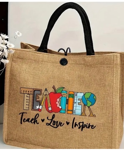 Teacher tote bag The Eclectic Treasure Chest 