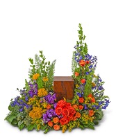 Tears in Heaven Urn Surround Sympathy Arrangement