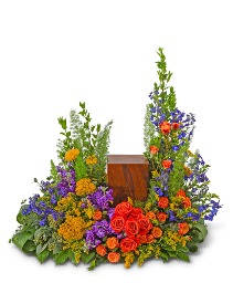 Tears in Heaven Urn Surround Sympathy Arrangement