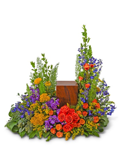 Tears in Heaven Urn Surround Sympathy Arrangement