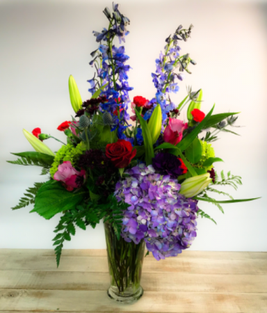 Technicolor Vase Arrangement