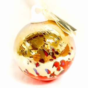 TED JOLDA  AGGIES ORNAMENT Hand Blown Glass