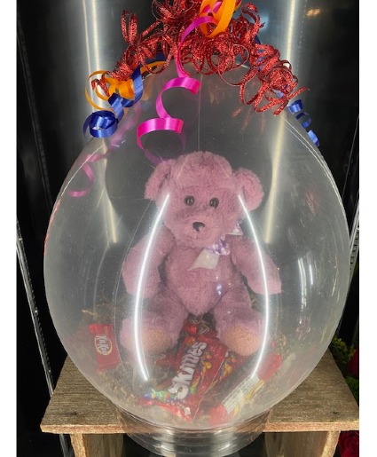 Teddy Bear Balloon With Candy 