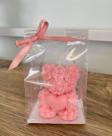 Teddy Bear Candle Handmade Gift in Newmarket, ON | FLOWERS 'N THINGS FLOWER & GIFT SHOP