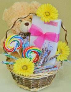 teddy bear gift baskets