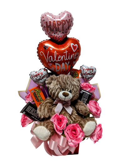 Teddy Candy Balloon Gift 