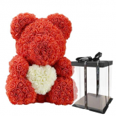 Teddy Rose Bear - Red