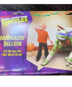 teenage mutant turtle perfect for any ninja lover airfilled balloon walker great for any room decor