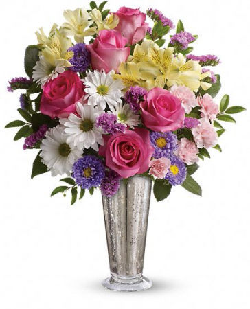 Telaflora Smile and Shine Vase Arrangment