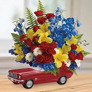 Teleflora '65 Ford Mustang bouquet