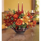 Teleflora Autumn Gathering Centerpiece