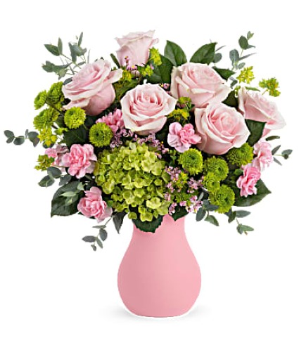 Teleflora Breezy Pink Bouquet TEV61-5