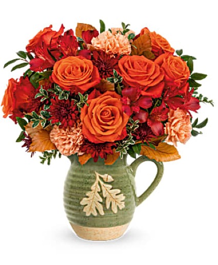 Teleflora Charming Acorn Pitcher Thanksgiving