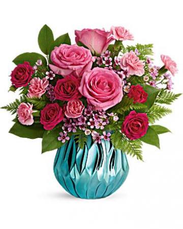 Teleflora Gem of Heart Bouquet Fresh Arrangement