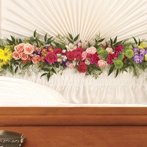 Teleflora Glorious Memories Garland Funeral Flowers