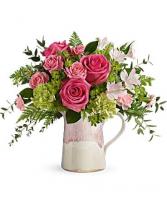 Teleflora Heart of Stone Bouquet Fresh Arrangement
