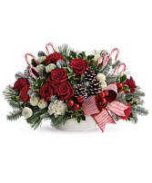 Teleflora Jolly Candy Cane Bouquet 