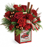 Teleflora Merry Vintage Christmas T19X600 Bouquet