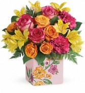 Teleflora Painted Blossom Bouquet