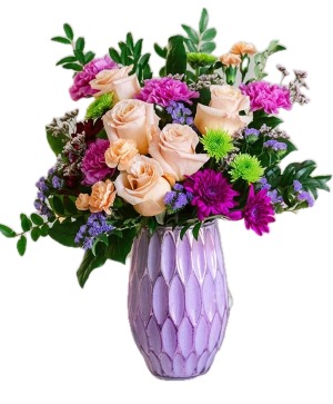 Teleflora Pretty Glow Bouquet Keepsake Bouquet