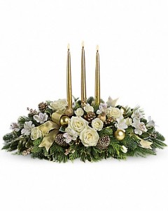 Teleflora Royal Christmas Centerpiece Holiday Arrangement