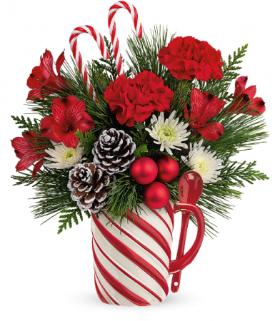 Teleflora Send a Hug Sweet Stripes