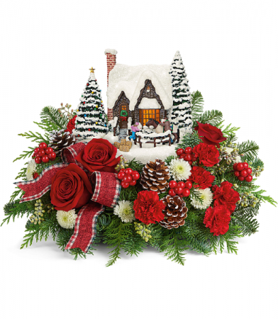 Teleflora Thomas Kinkade Warm Winter Wishes