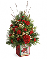 Teleflora Vintage Greetings Tree
