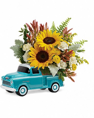 TELEFLORALS CHEVY PICK UP BQT