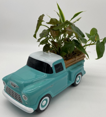 Teleflora's 55 Chevy Pickup Ceramic replica