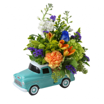 Teleflora's '55 Vintage Chevy Pickup ceramic replica truck