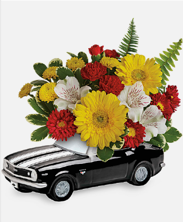 Teleflora's '67 Chevy Camaro Bouquet in Monroeville, PA | Laura's Floral Boutique Teleflora's '67 Chevy Camaro Bouquet in Monroeville, PA | Laura's Floral Boutique