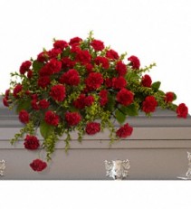 Teleflora's Adoration Casket Spray Sympathy Arrangement