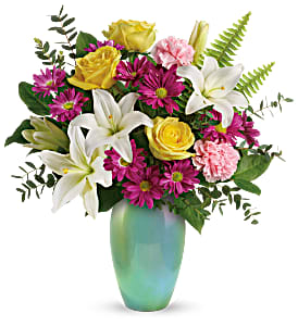 Teleflora's Aqua Artitstry Arrangement