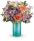 Teleflora's Aqua Rose Bouquet 